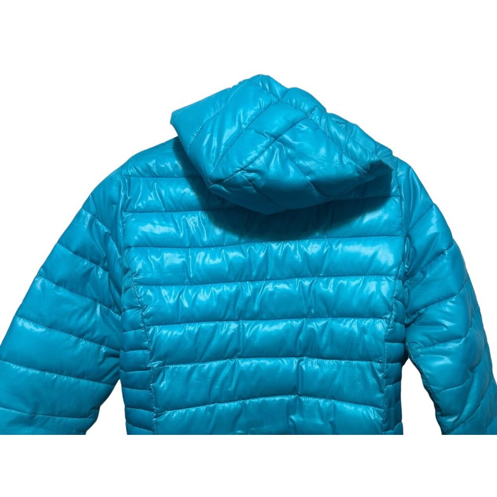 Boulder Gear Puffer Coat Jacket Women Medium Blue Winter Removable Hoodie Quilte - Picture 11 of 16